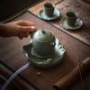 Ceramic Dry Bubble Tea Tray with Water Storage Drainage and Water Storage Dual-use Tray Teapot Holder Tea Sea Dry Bubble Tray