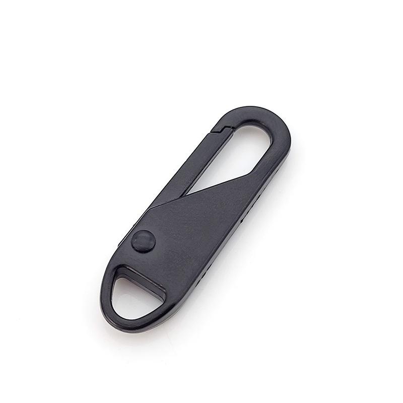 

1/5/10 шт. бегунок для застежки-молнии, мгновенный ремонт, замена сумки, плохая пряжка, дорожный чемодан, головка, сделай сам, швейное ремесло Metal&1pcs чёрный