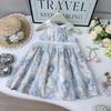 Summer Floral Girls' Sleeveless Dress - Stylish Little Girl's Dress AXB707