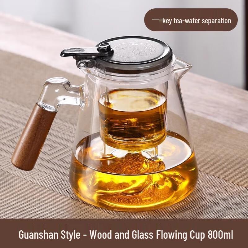 HANDUNYOU Guan Shan Glass Teapot & Infuser Set