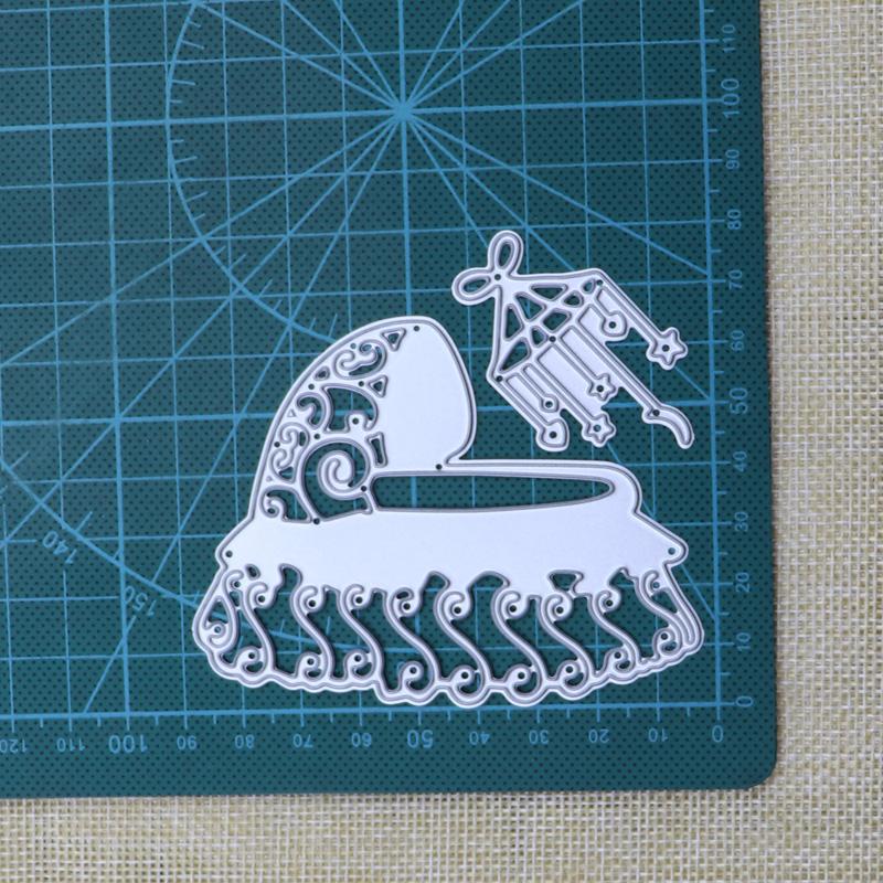 

Металлические штампы для резки кружевная коляска рамка скрапбукинг звезды и луна люстра штамп своими руками тиснение бумаги серебряный