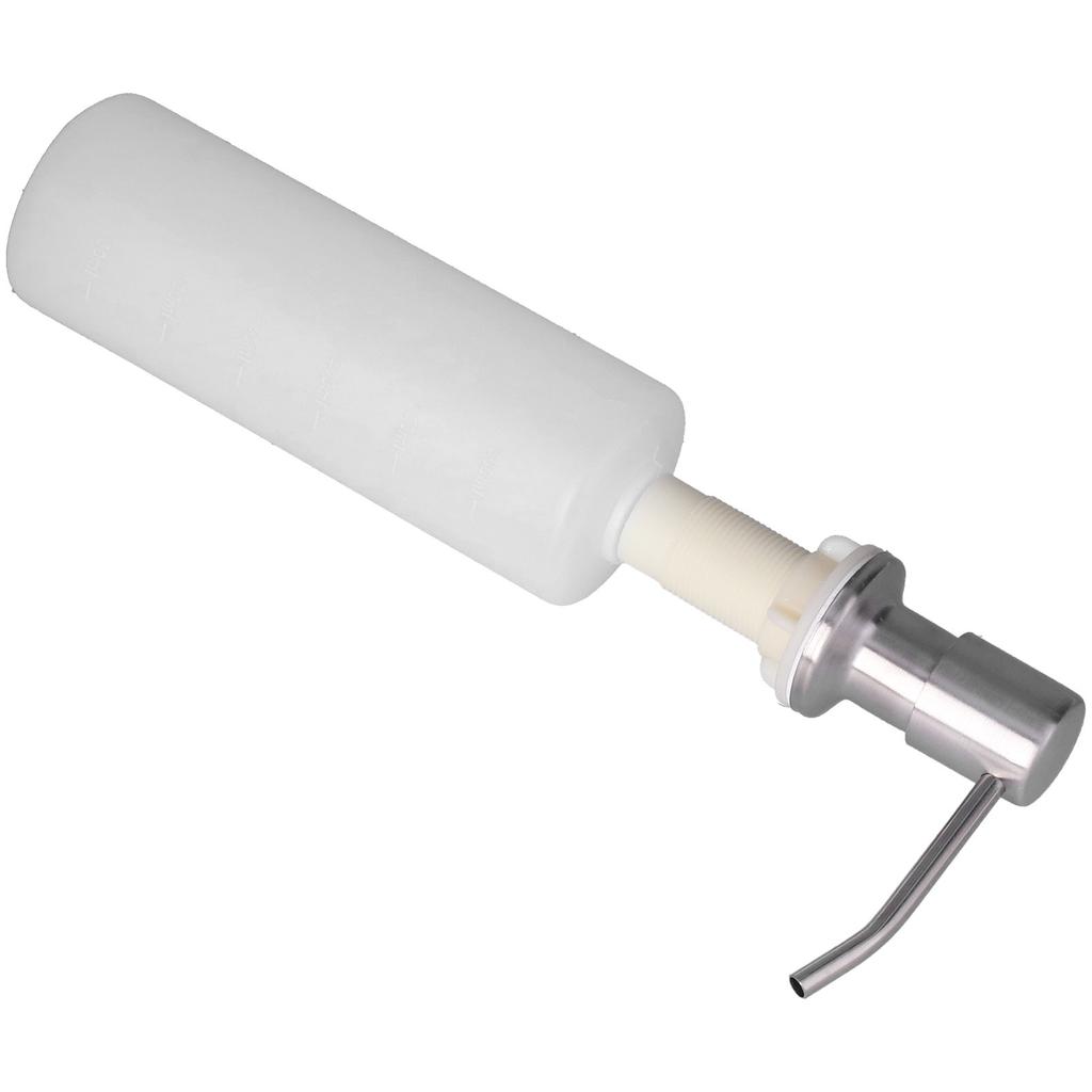 Sink Soap Dispenser Stainless Steel Press Head 300ML Soap Lotion Container Kitchen Bathroom