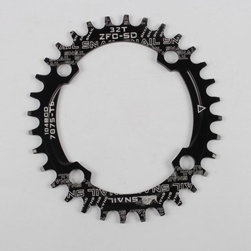 Mountain Bike Oval Single Chainring 104BCD