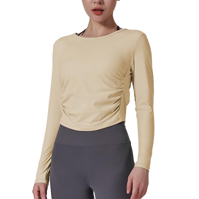 

Nude Feeling Breathable Pilates Long Sleeve Slim Fit Yoga Top Medium
