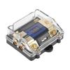 Kyonuza Car Fuse Relay Car Stereo Digital LED Display Fuse Block ANL 2 Fuse Distribution Block