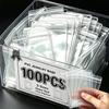 20-100 Stück PVC Schmuckaufbewahrung Selbstversiegelnde Beutel Handgemacht DIY Transparenter Beutel Seitenperforiert Kettentasche Anti-Oxidations-Beutel