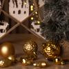 Christmas Baubles Shatterproof Christmas Tree Bauble Ornaments Gold Set 60 Pcs