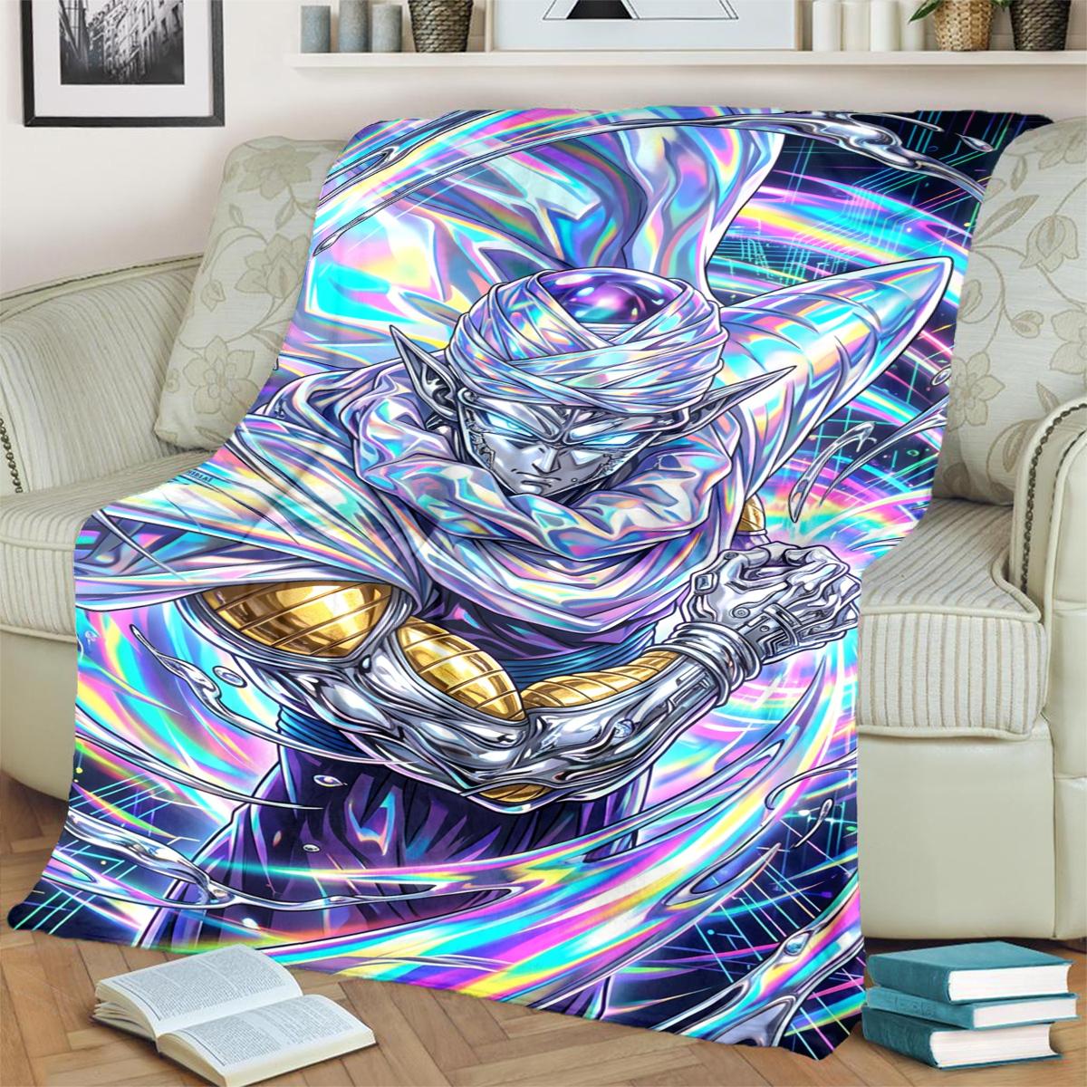 

Dragon Ball! Flannel Blanket Soft Warm Print Blanket for Bedrooms, Sofas, Chairs, Picnics and Travel 75x90cm