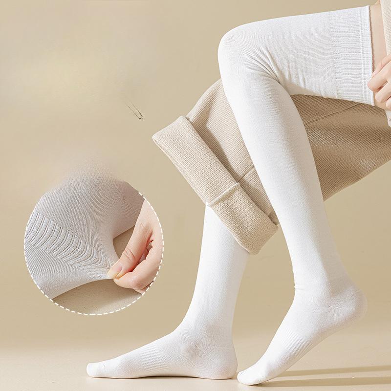 Knee-high Socks, Women's Thigh-high Socks, Black Thigh Socks, Women's Cotton Socks, Spring and Autumn Knee-high Thigh-high Socks