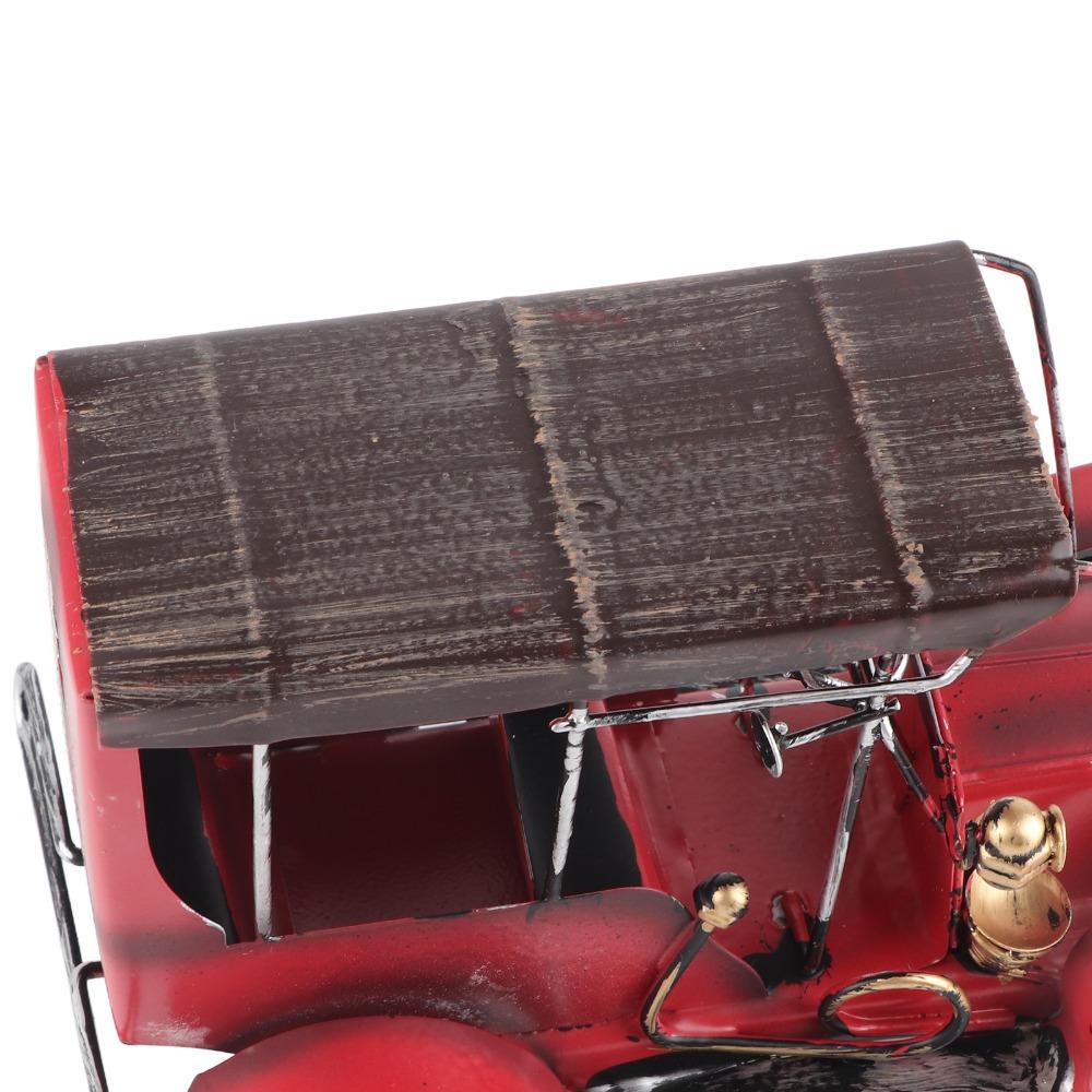 Iron Classic Car Model Handmade Miniature Car Model Antique Car Ornament Home Office Decoration