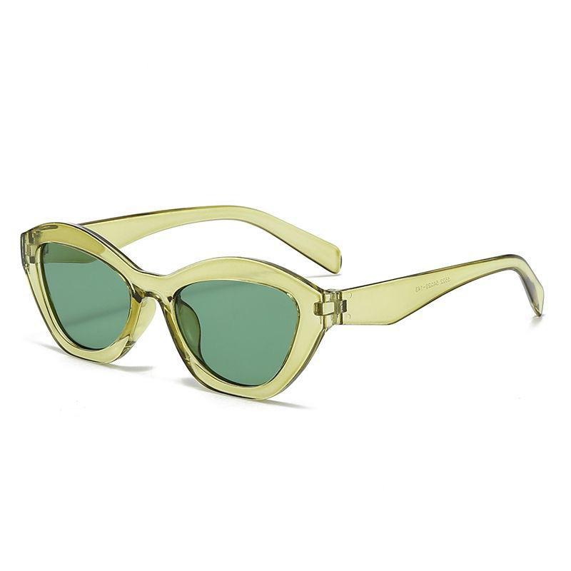 Cat'S Eye Sunglasses Retro Fashion Trend Y2K Men And Women Uv Protection