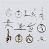 20pcs Sport Charms Gymnastics Charms For Jewelry Making Pendants DIY Crafts Making Findings Handmade Tibetan Jewelry
