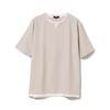 [Beams Heart] S/S TEE Cool Touch Sensation Key Neck Layered T-shirt Men's BEIGE S 42040333639