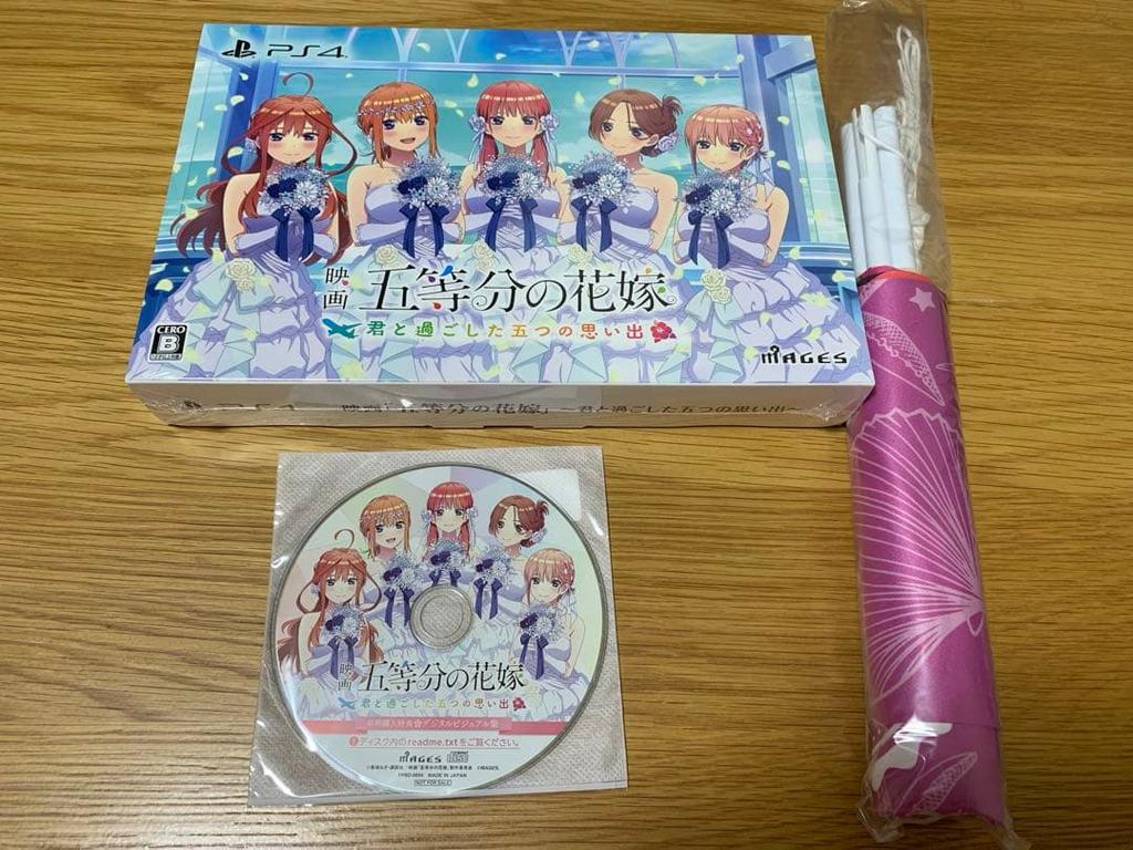 [USED] PS4 Software "The Quintessential Quintuplets Movie: Five Memories Spent with You" Limited Edition with Bonuses