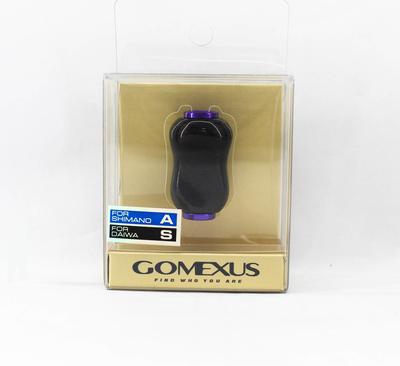 Gomexus K122DFPLBK-L Power Knob Forged Carbon PP 22mm Shimano A DaiwaS 4503