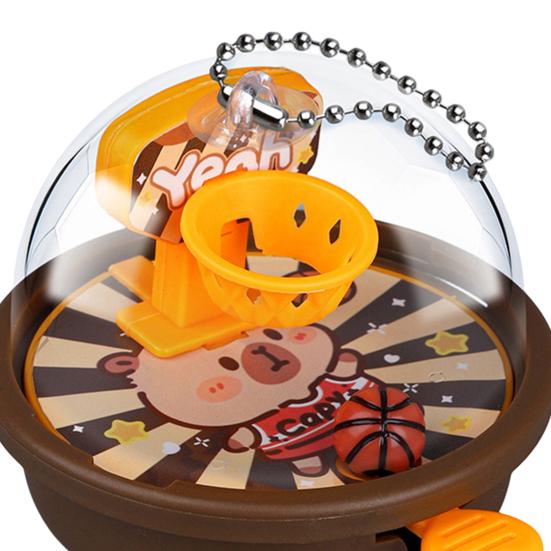 Mini Finger Basketball Shoot Game Handheld Desktop Basketball Hoop Game Machine Push Basketball Launching Toy Toddlers Party Favors