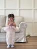 Now B. Happy Summer Girls' Gauze Top & Wide-Leg Pants Set - Stylish, Versatile, and Casual.