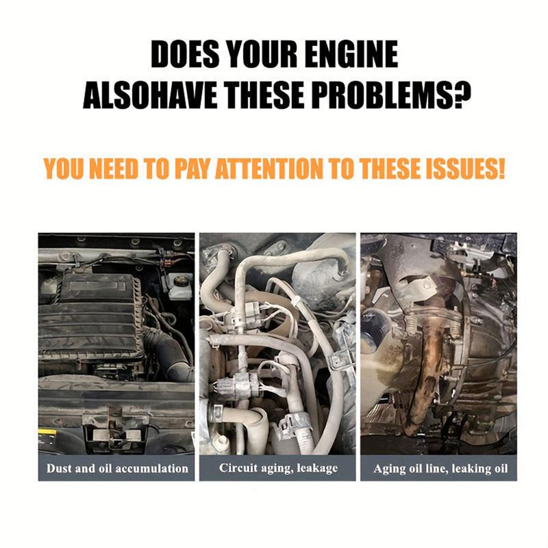 Engine Compartment Cleaner Engine Degreaser Engine Cleaner Safe & Effective Engine Oil Cleaner For Engine Compartment Oil System
