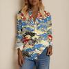 Topuri Dama Bumbac In Cămăși cu Mânecă Lungă Largi Gât în V Tricouri Boho Bluze Vintage