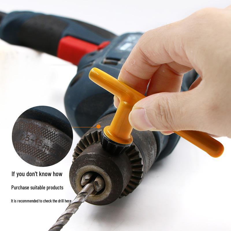 Hand Drill Key Chuck Wrench with Leather Case
