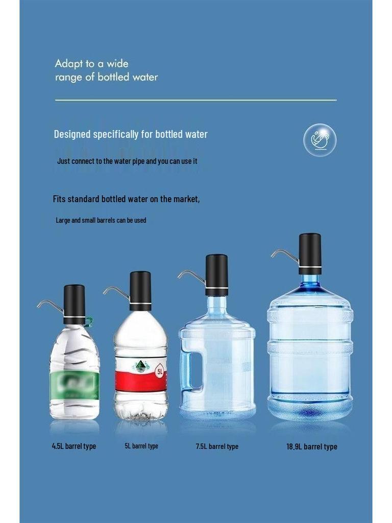 German Electric Water Dispenser: Automatic Suction Pump for Household Bottled Water