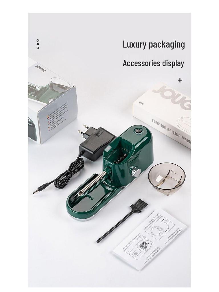 Electric Cigarette Roller: 8.0mm Tube, Automatic Filter Tip Paper Roller