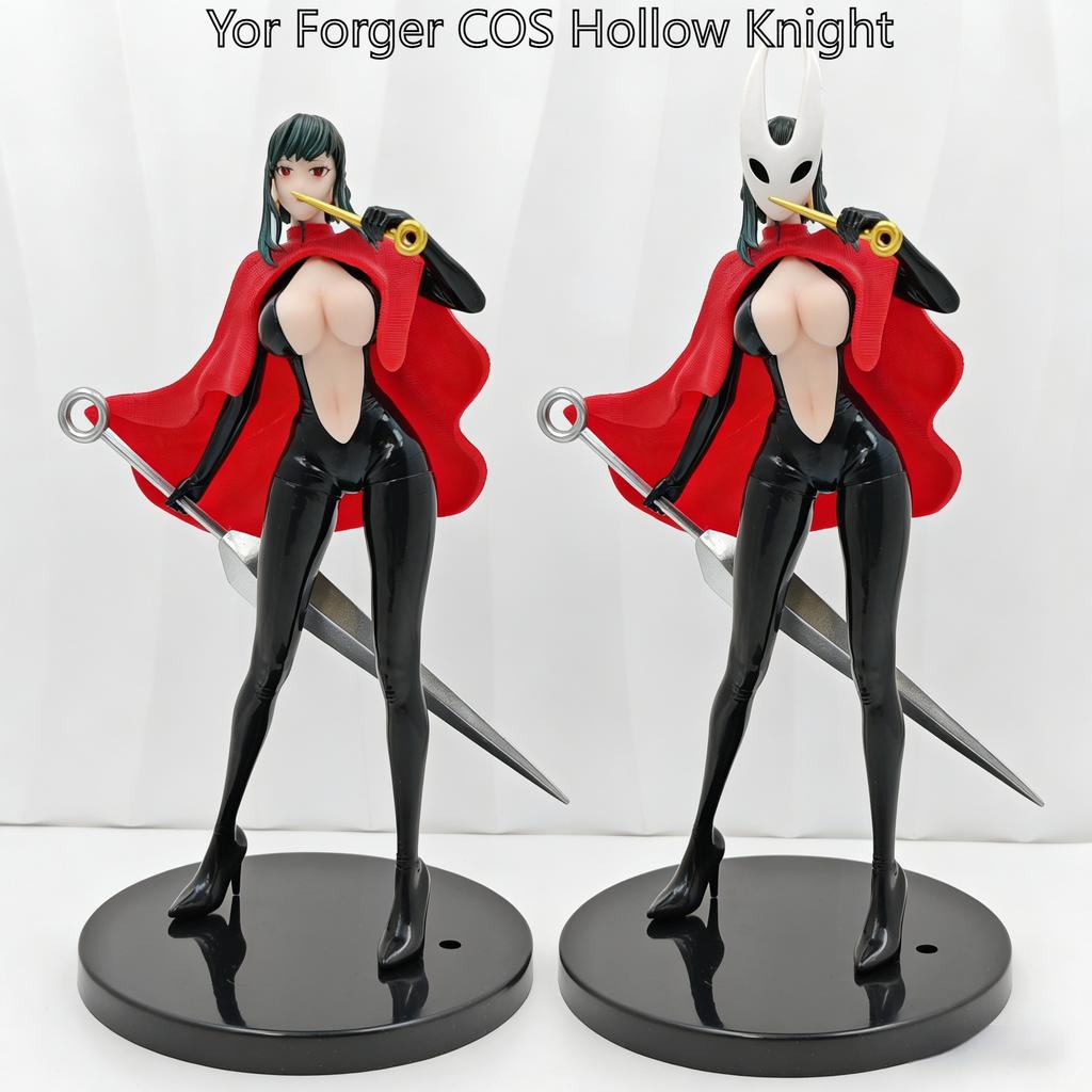 Cartoon Anime Yor Forger & Silksong Action Figures Anime Desktop Decoration Doll Computer Case Decoration Ornaments Model Figure