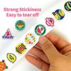 500 Sheets/Roll Creative Fruit Cartoon Stickers for Journals, DIY Phone Cases, Notebooks