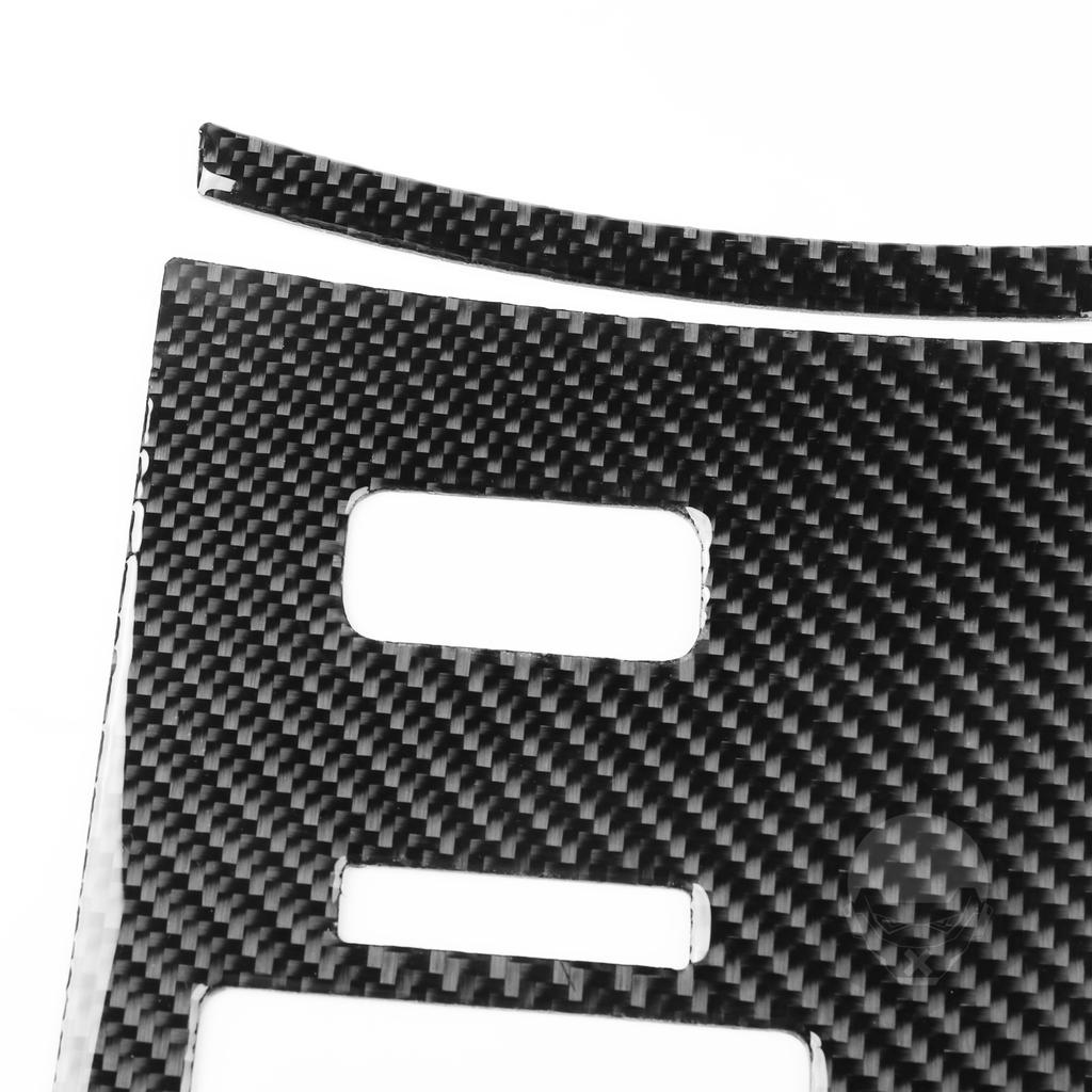 For Hummer H2 2008 2009 Carbon Fiber Dashboard Both Side Air Conditioning Outlet Vent Panel Trim Cover Car Accessories Sticker