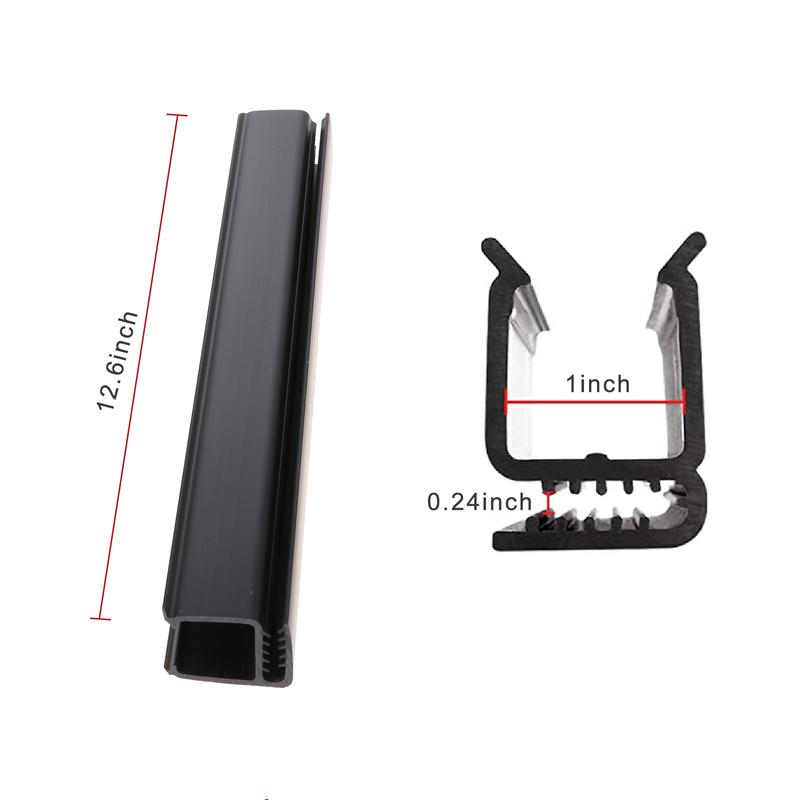 2 Pcs For Club Car DS Club Car Precedent Golf Carts Replaces 1021630-01 Golf Cart Windshield Sash Clips 12.6Inch Fit 1"x1" Tube