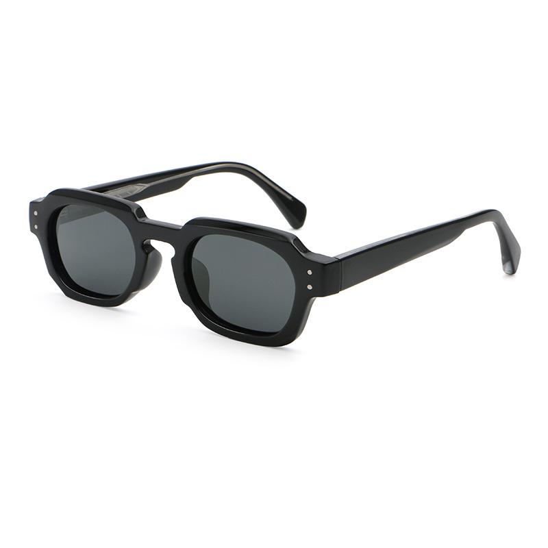 Trendy European & American Irregular Sunglasses: Stylish Unisex Square Frames for Street Fashion