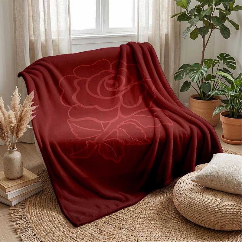 England rugby Theme blanket Soft Flannel Blanket Plush Throw Blanket Cozy Sofa Bed Blanket for Home Decor