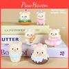 Butter Bear Cute Donut Burger Swing Food Series Model Ornament Set Desktop Decor