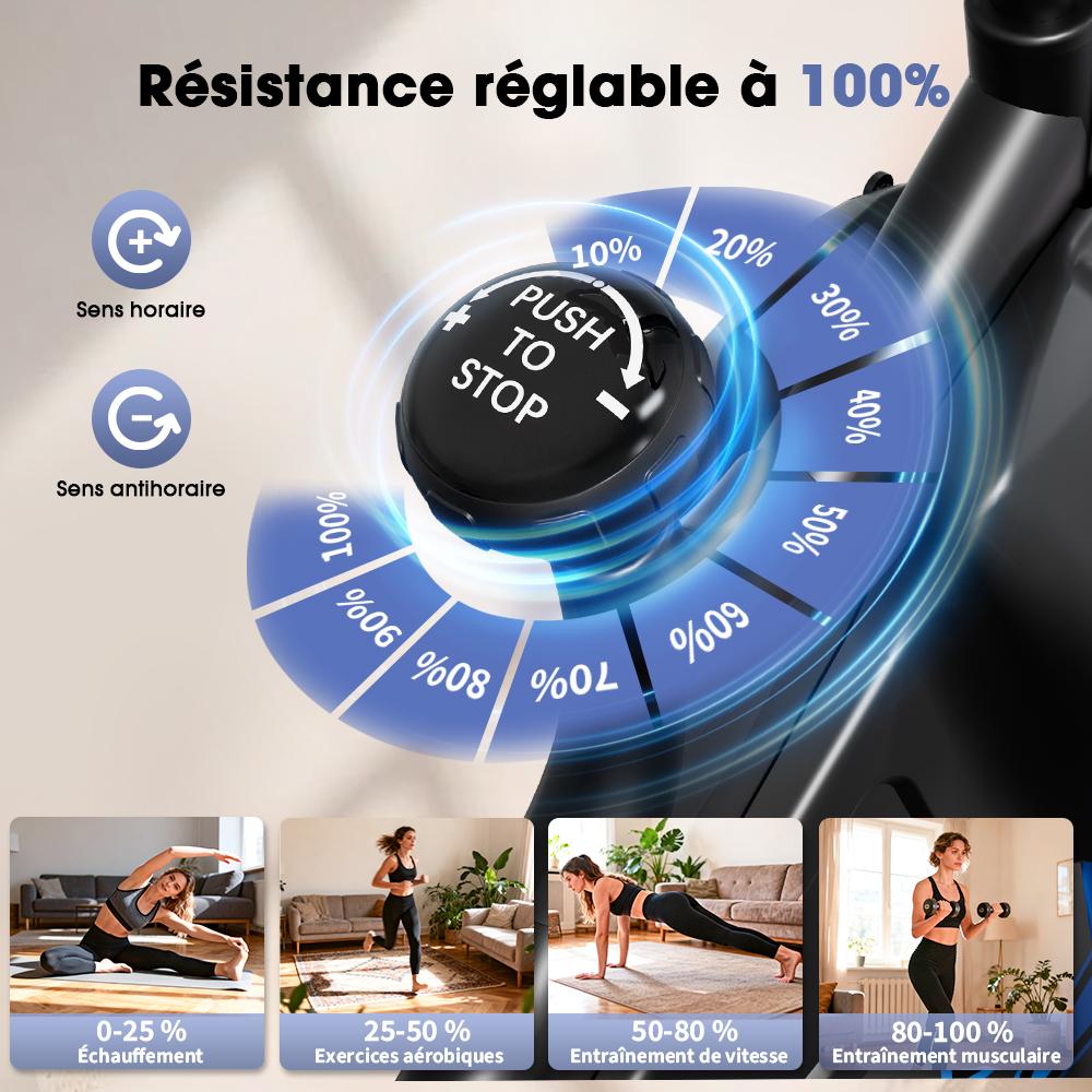 Indoor Cycling Bike iScooter QK116 6KG Flywheel Adjustable Resistance Magnetic Spin Bike LCD Screen Silent Belt