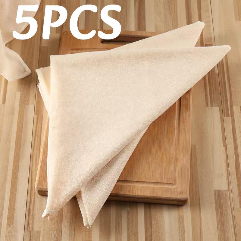 3-10PC Pure Cotton Steaming Cloth Home Non-Stick Filter Curd Cloth Kitchen Steamer Mat For Rice Bun Steamer Cloth for Straining