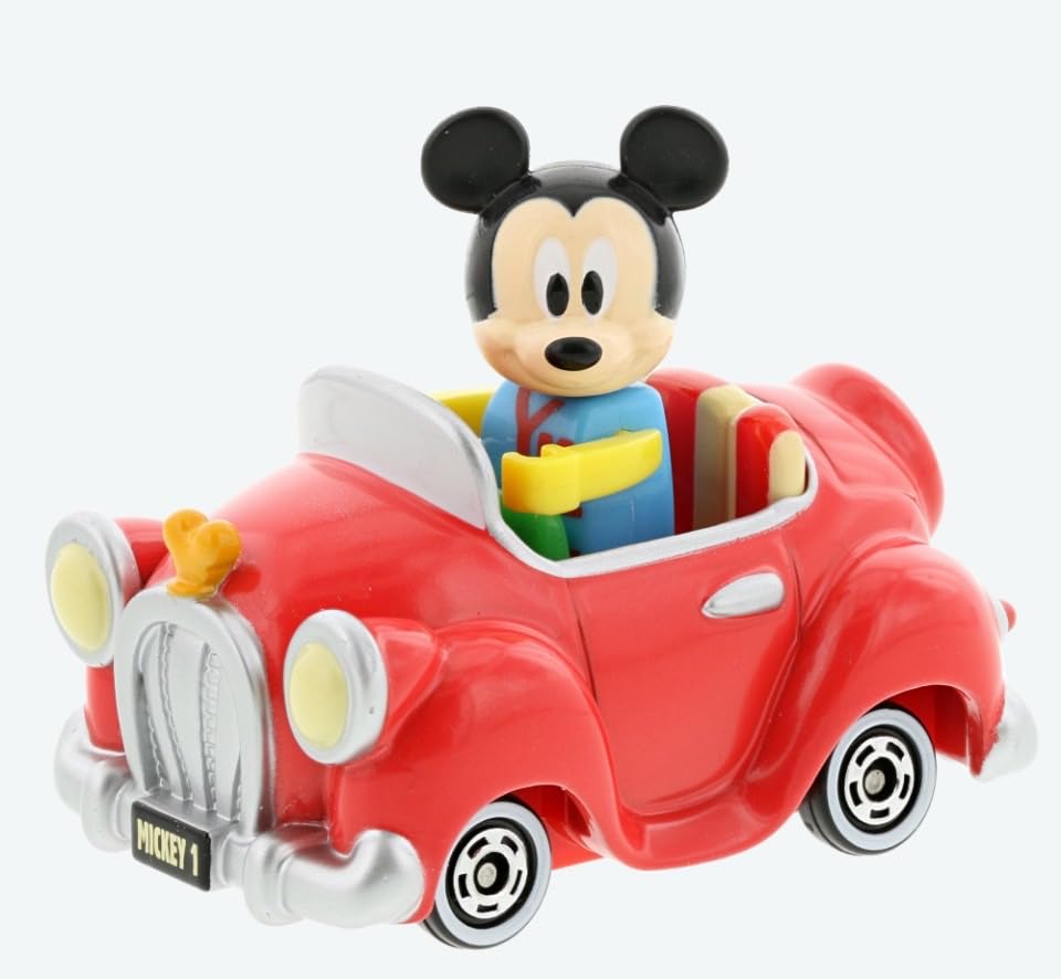 Tomica Mickey Mouse Car with Figure Disney Vehicle Collection Miniature Car