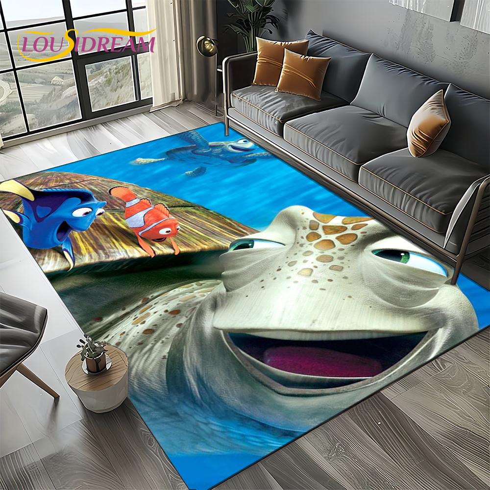 27 Style Cute Finding Nemo Cartoon Sea World Carpet Rug for Bedroom Living Room Home Sofa Decoration,kids Large Decor Floor Mat