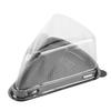 100Pcs Plastic Packing Box Triangular Cake Box Container for Pastry Bakery Dessert