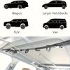 Car Fishing Rod Holder Set (2-Pack), featuring nylon straps and a black PA float mount