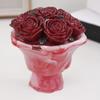 Creative Jewelry Organizers And Candy Storage Silicone Mold With Lid 3d Bouquet Jewelry Holder Mold For Home Decorations