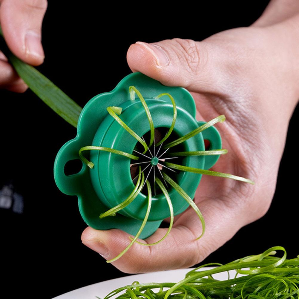 

Green Onion Slicer Shredder Plum Blossom Grater Kitchen Vegetable Cutter Gadget CHINA