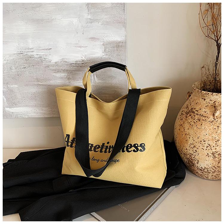 Popular shoulder bag large capacity tote bag fashion letter tide commuter shoulder casual armpit bag
