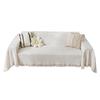 Sofa cushion full cover cloth ins cream wind camping blanket sofa cushion cover sofa towel all-inclusive sofa cover for all seasons