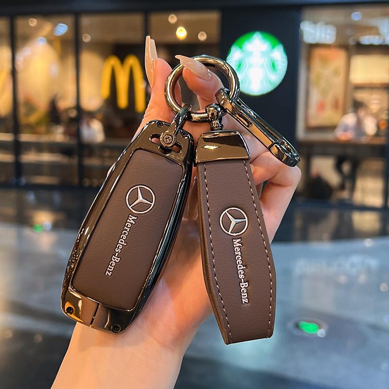 SFX1 TPU Key Case Cover Car Accessories Fob Protector for Mercedes Benz S400L S450/S500 MaybachS480 Keychain Holder Keyring Shell