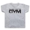 KILLING IT IN THE GYM FITNESS POWERLIFTING BODYBUILDING KIDS CHILDS T-shirt