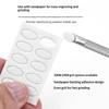 Double-Ended Nail Beveled Head Cuticle Pusher Remover Stainless Steel Cuticle Remover Manicure Sticks Nail Grinding File