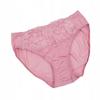 Seiden-Slips Figi RubberRed L Spitze Niedriger Bund 100% Maulbeerseide