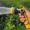 Water Hose Nozzle Sprayer Thumb Control 10 Modes Heavy Duty Washing Garden Watering Hose Spray Nozzle Yard Supply