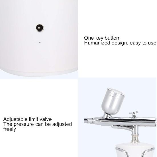 Professional Oxygen Facial Machine,Water Oxygen Sprayer,Portable Handheld Face Skin Moisturizing Nanos Spray Airbrush for Skin Rejuvenation