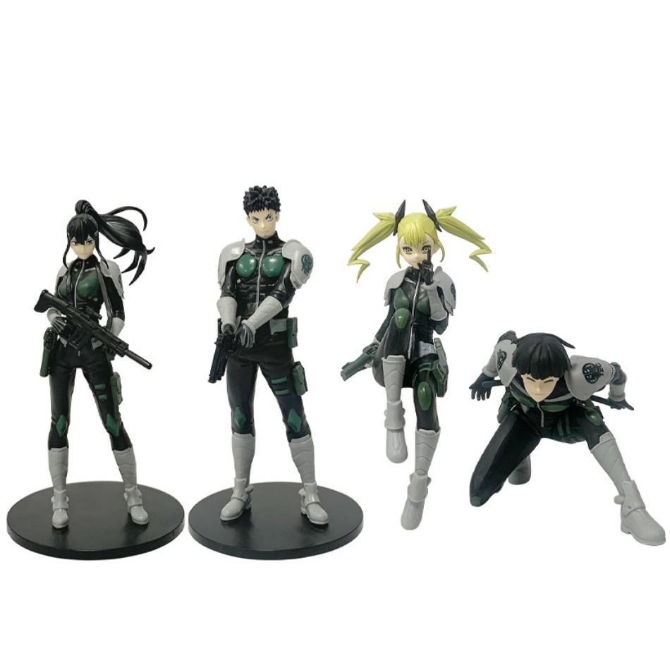 In Stock  Anime Figurine Kaiju No. 8 Soshiro Hoshina Kikoru Shinomiya Action Model Pvc Toy Collection Desktop Accessories Gift